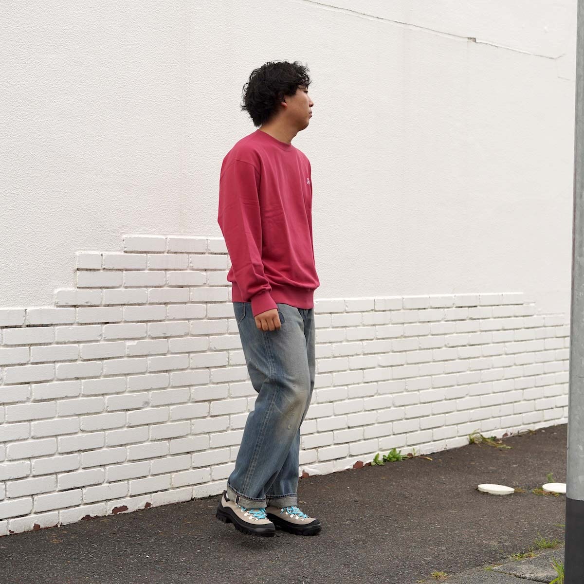 SOPHNET.  / SCORPION WIDE CREWNECK SWEAT 178cm/size3 着用②