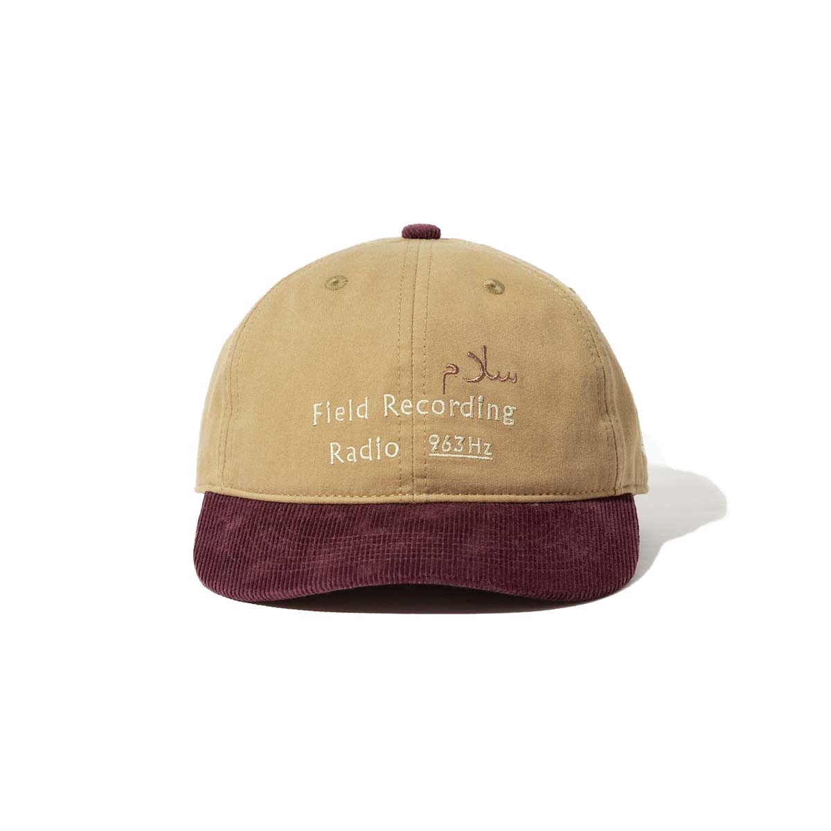TACOMA FUJI RECORDS / FIELD RECORDING RADIO CAP  (Brown×Burgundy)