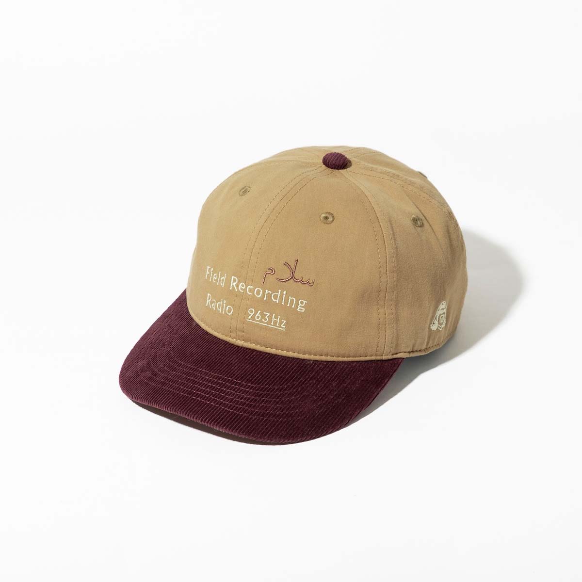 TACOMA FUJI RECORDS / FIELD RECORDING RADIO CAP  (Brown×Burgundy) サイド
