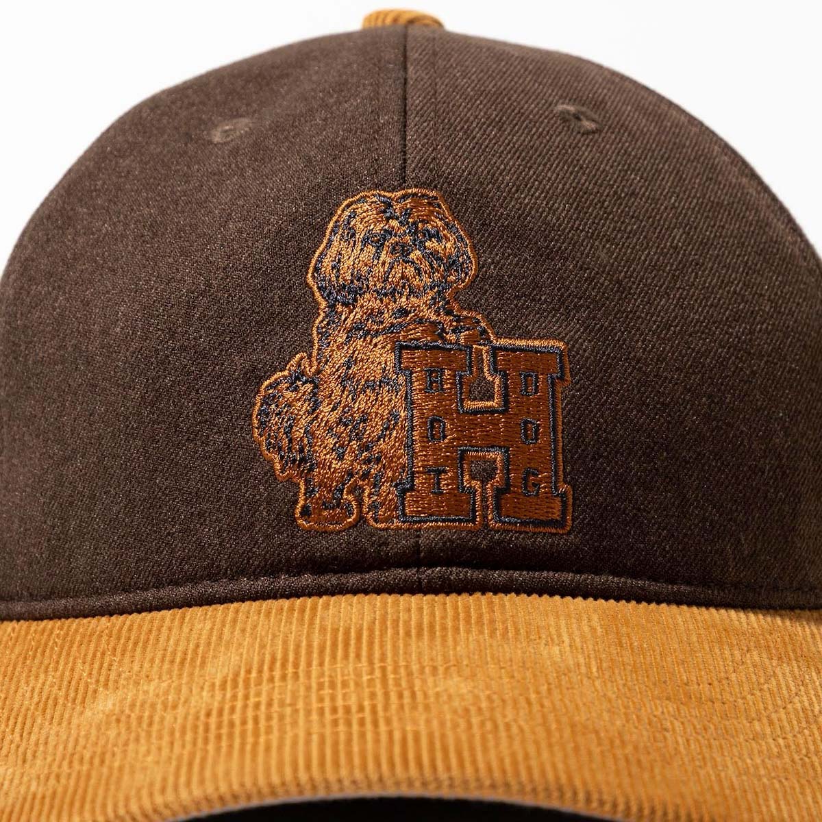 TACOMA FUJI RECORDS / HOT DOG VNTG LOGO CAP  (Brown×Brown) ロゴ