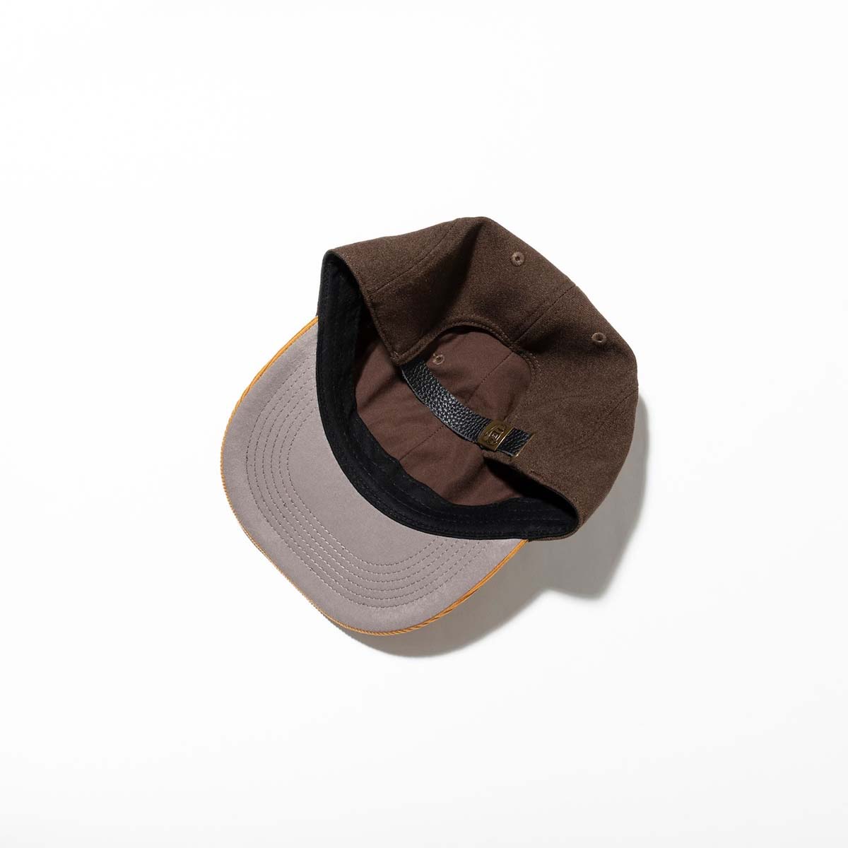 TACOMA FUJI RECORDS / HOT DOG VNTG LOGO CAP  (Brown×Brown) バックスタイル