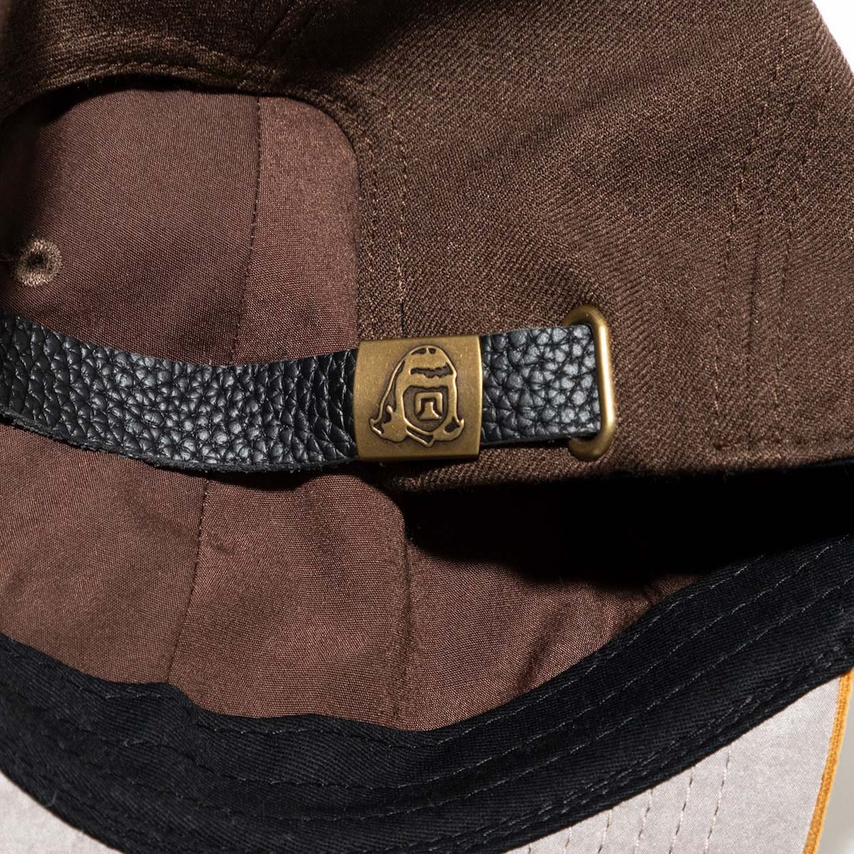 TACOMA FUJI RECORDS / HOT DOG VNTG LOGO CAP  (Brown×Brown) アジャスター