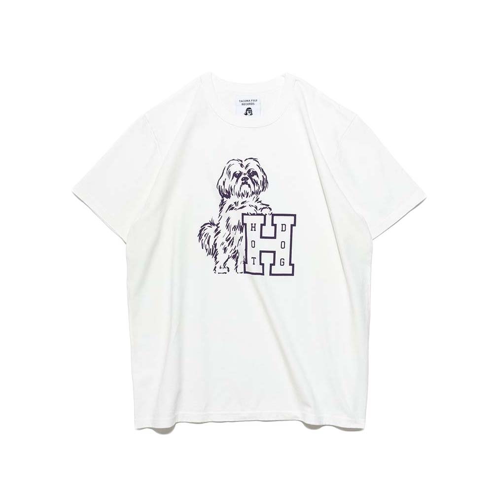 TACOMA FUJI RECORDS / HOT DOG VNTG LOGO Tee (White)