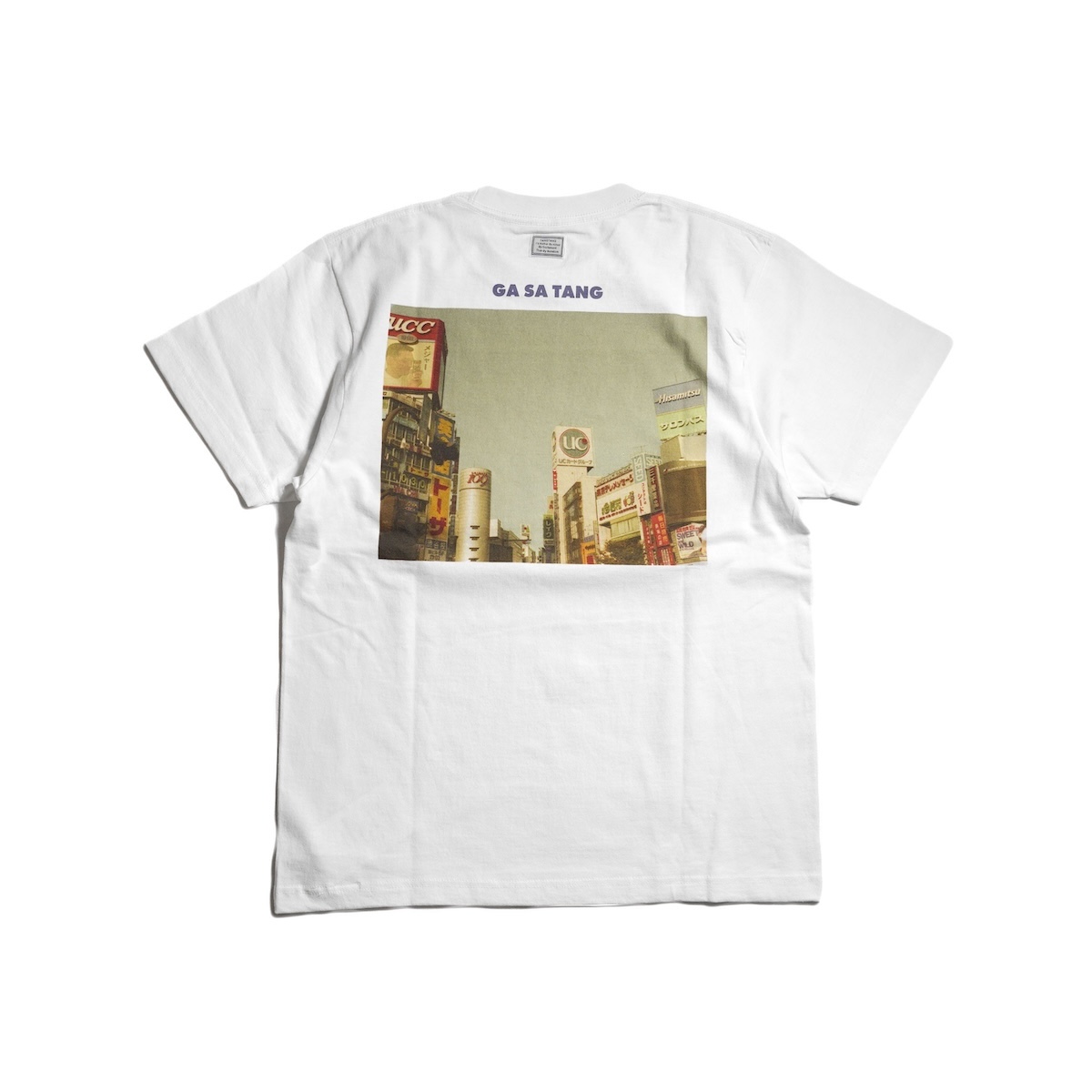完売品　TANGTANG ガサタン　フォトTシャツ　GASATANG TANGTANG / GASATANG - LULLABYCITYSHIBUYA'89 (White)