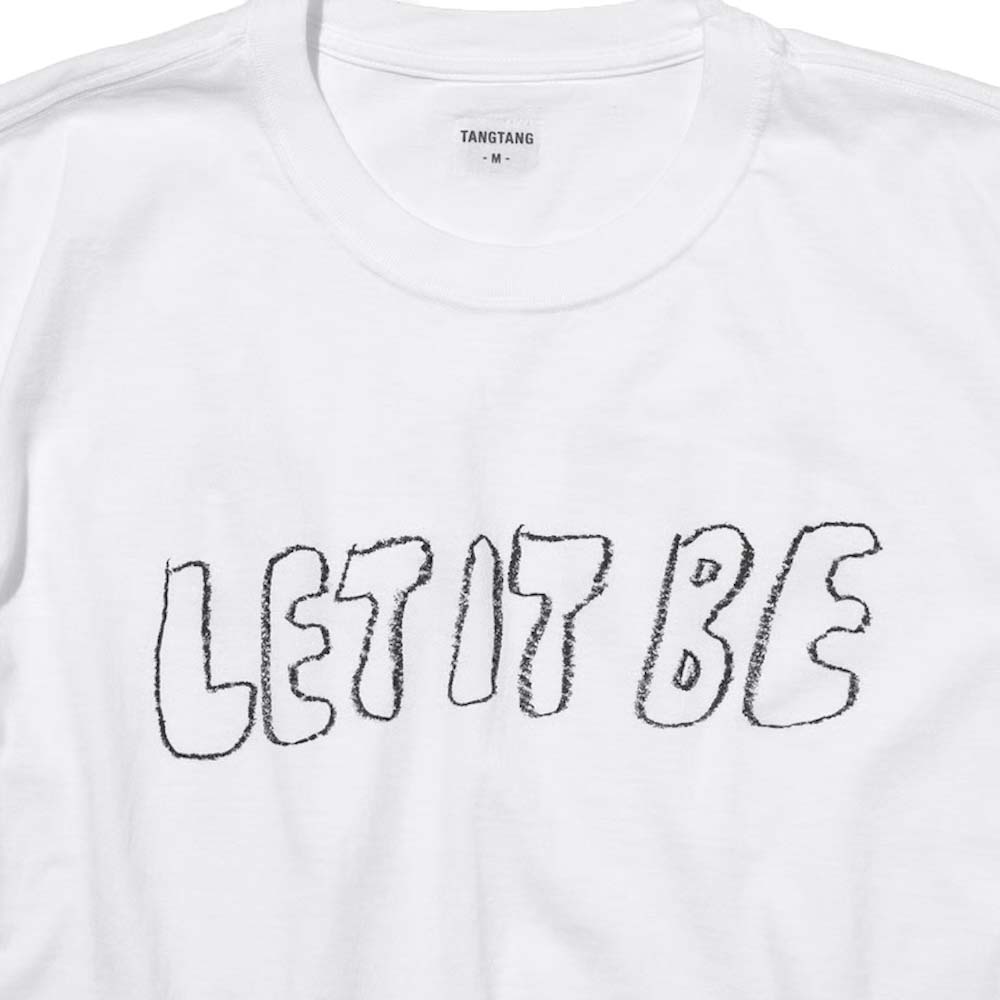 TANGTANG /  DRAWING - LET IT BE (White) フロントプリント