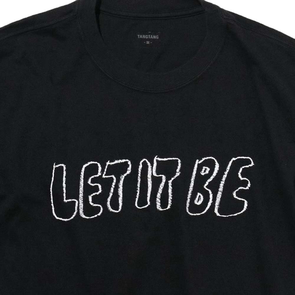 TANGTANG /  DRAWING - LET IT BE (Black) フロントプリント
