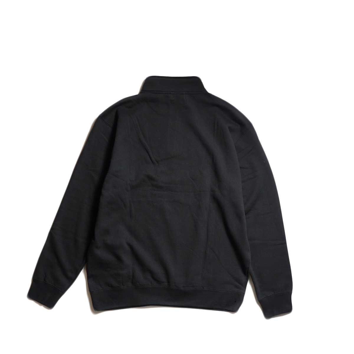The BOOK STORE / 'YALE' QUARTER - ZIP SWEAT (Black)