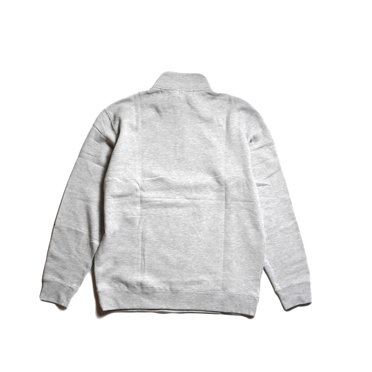 The BOOK STORE / 'YALE' QUARTER - ZIP SWEAT (Heather Grey)