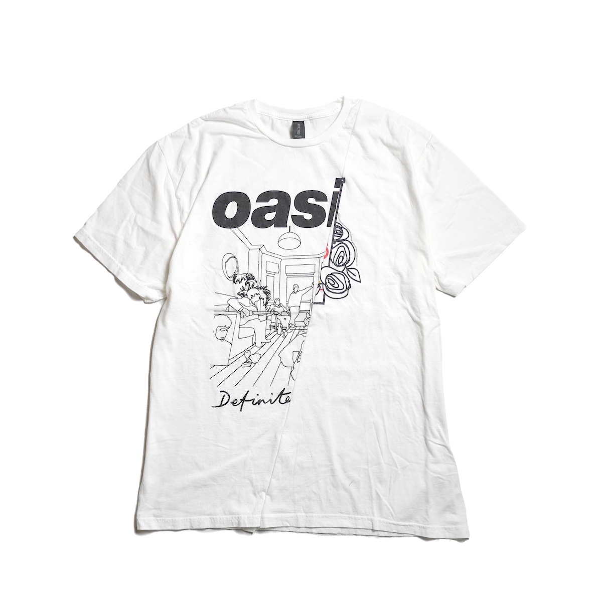 THRIFTY LOOK / TWINS S/S TEE (White-C)