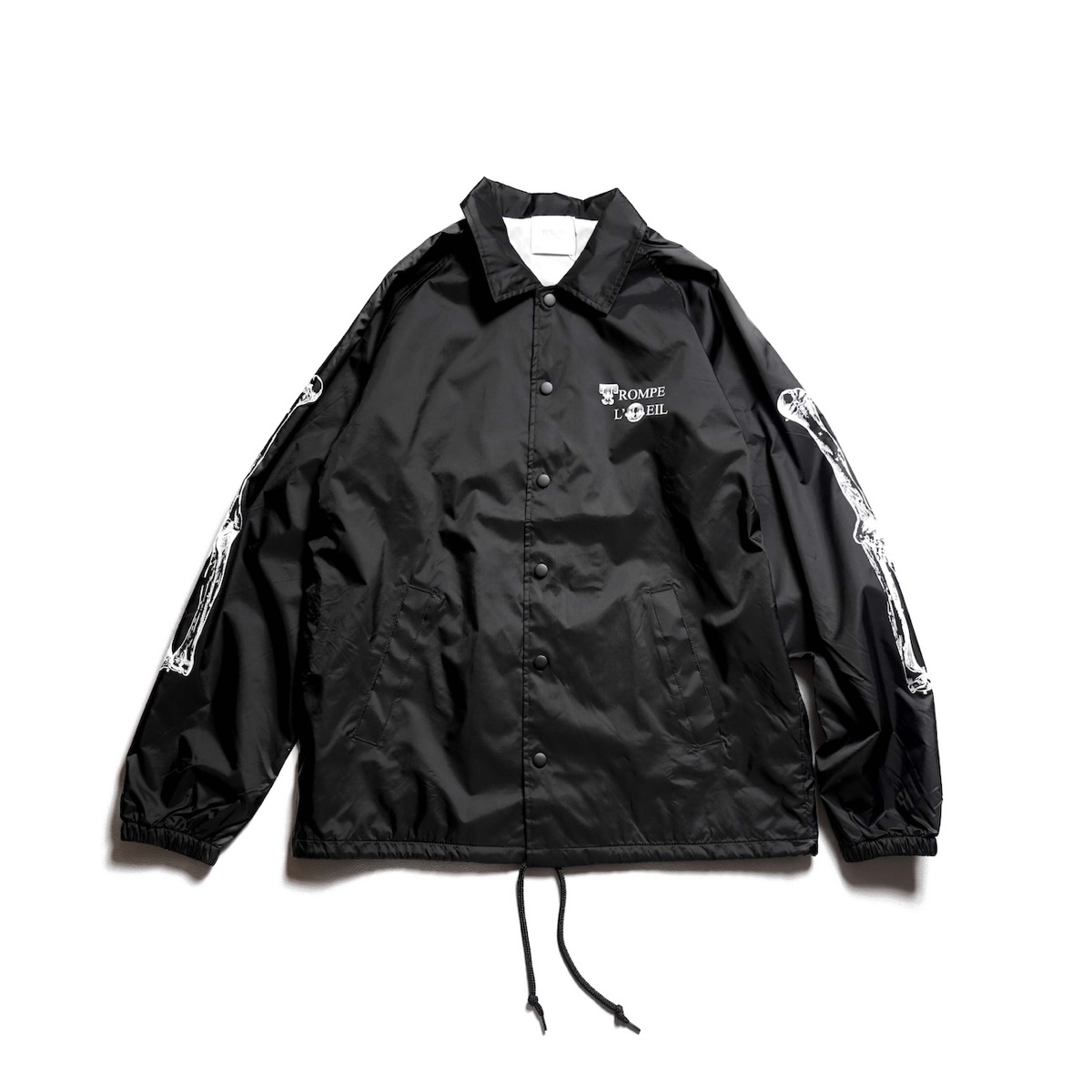 TODAY edition / TROMPE L'OEIL Coach Jacket (Black) 正面