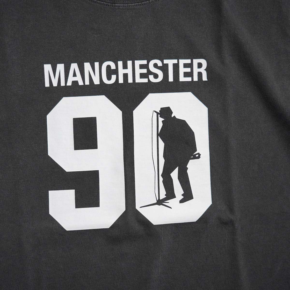 TODAY edition / MANCHESTER SS Tee (Charcoal) フロントプリント