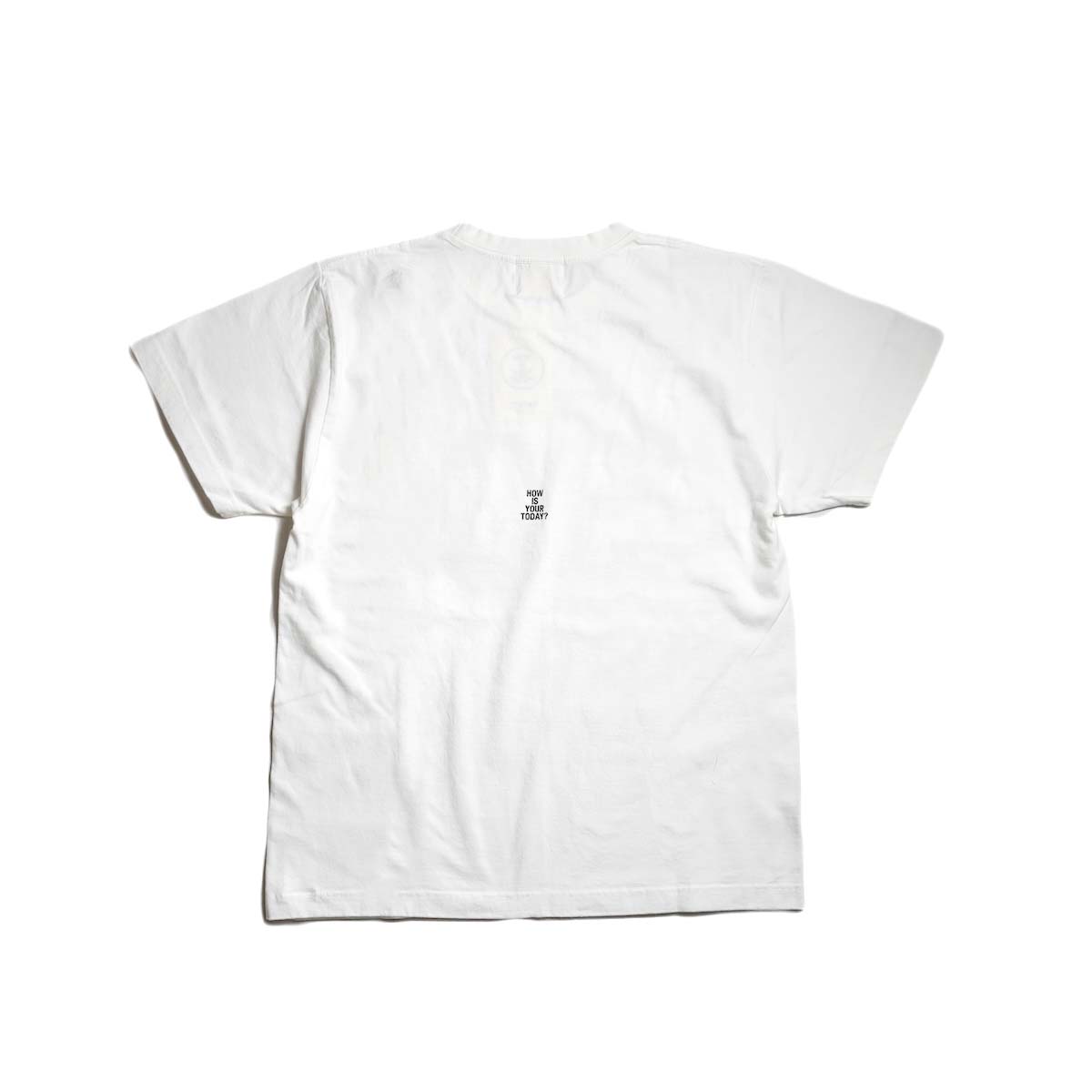 TODAY edition / MANCHESTER SS Tee (White) 背面