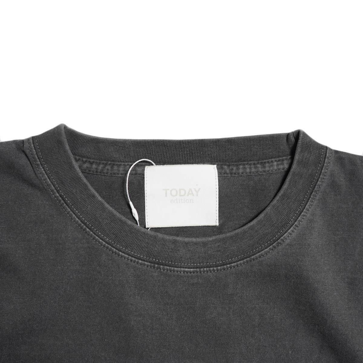 TODAY edition / SEATLE SS Tee (Charcoal) ネック