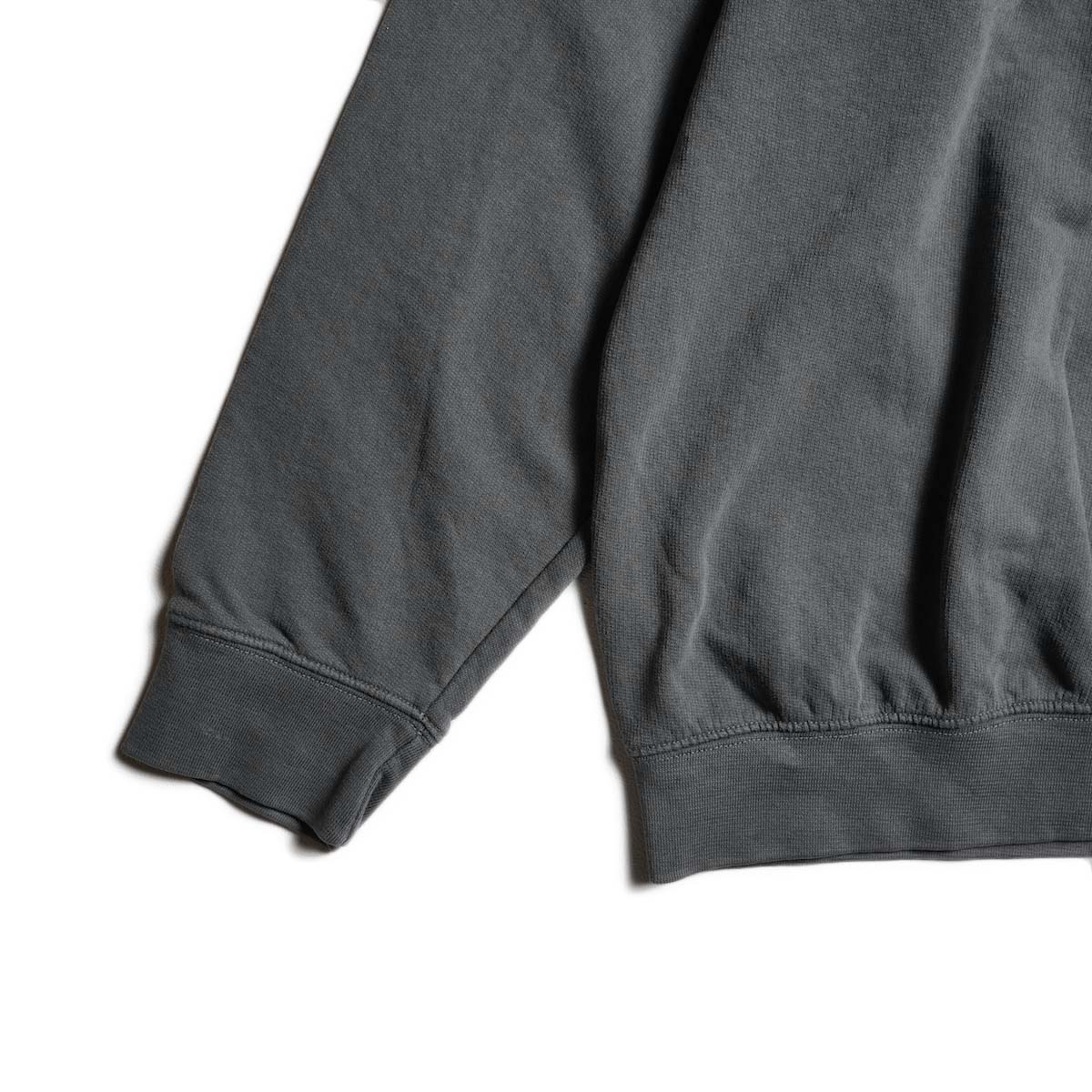TODAY edition / "HARMONY" Crewneck Sweat (Charcoal) 袖