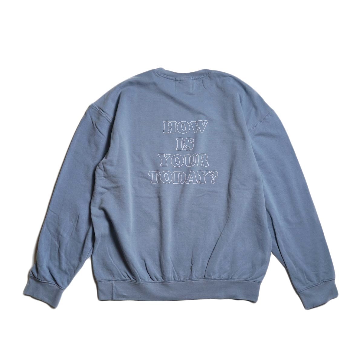 TODAY edition / "HARMONY" Crewneck Sweat (Navy) 背面