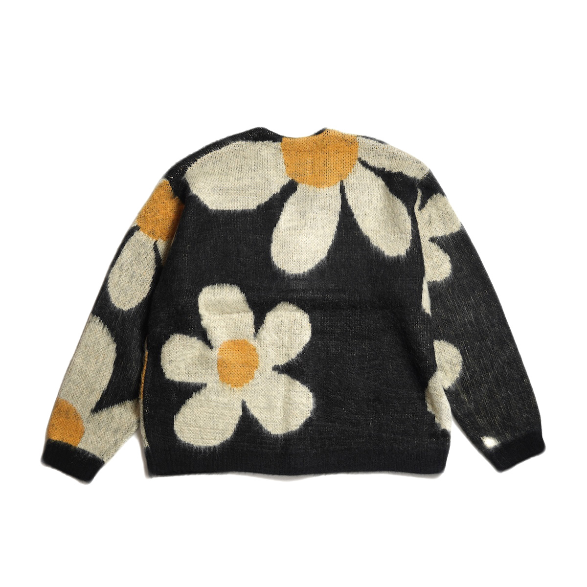 TOWNCRAFT / VINTAGE PATTERN SHAGGY CARDIGAN (Flower)