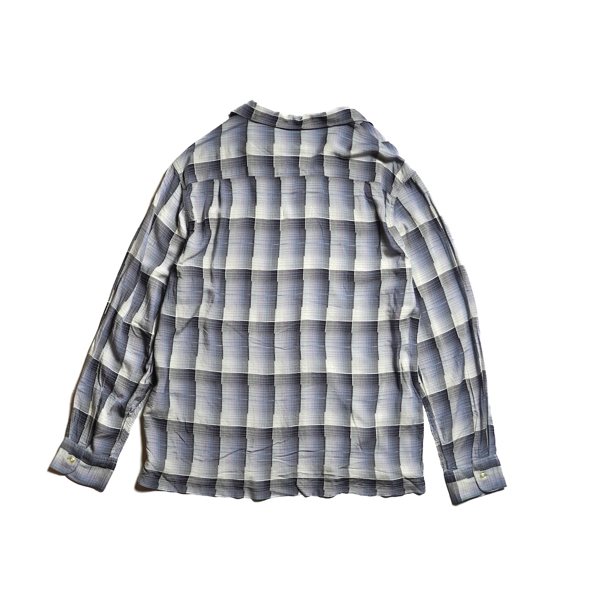 TOWNCRAFT / 60S OMBRE LOOP COLLAR SHIRTS (Gray)