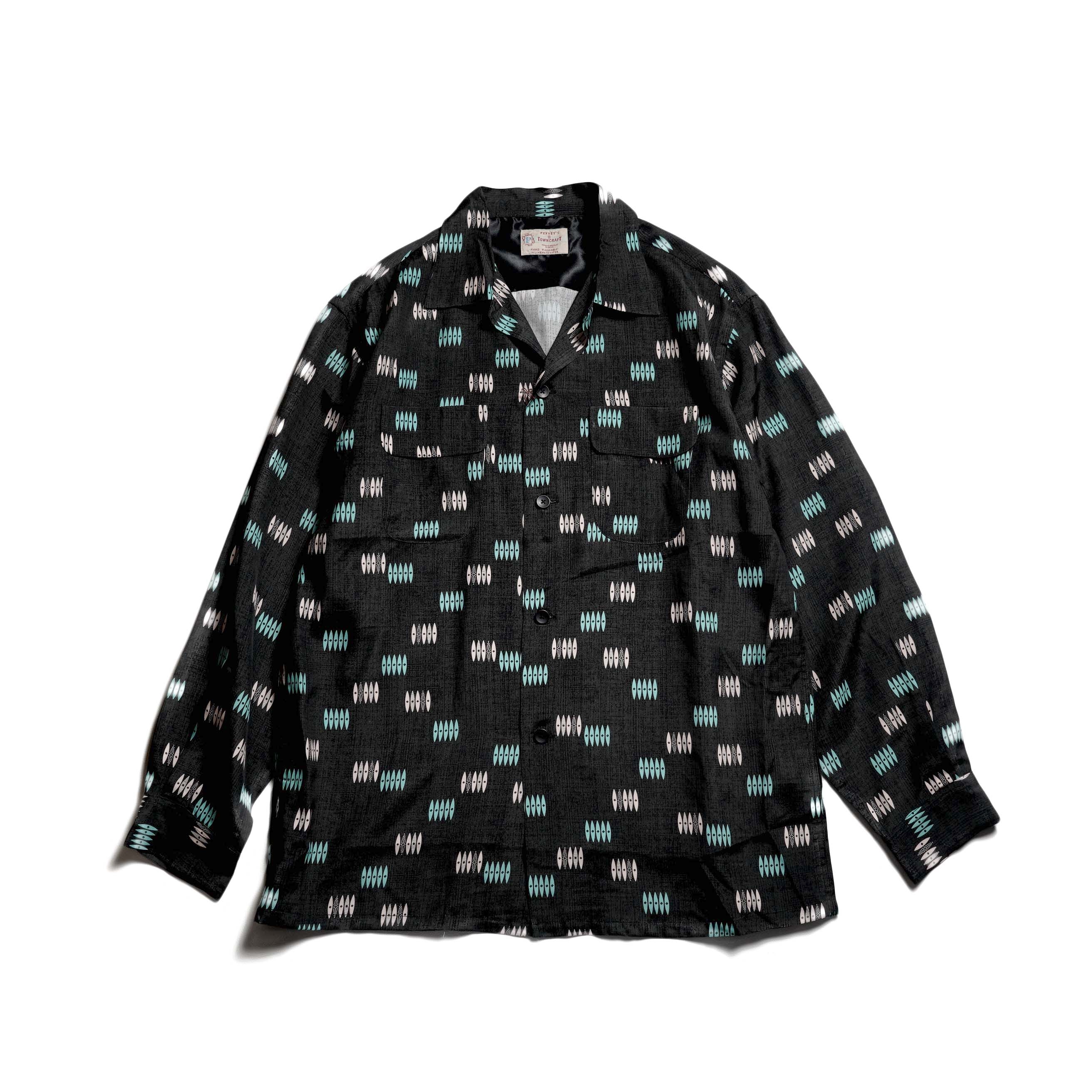 FOREMOST BLACK RAYON SHIRT M TOWNCRAFT 【公式通販】