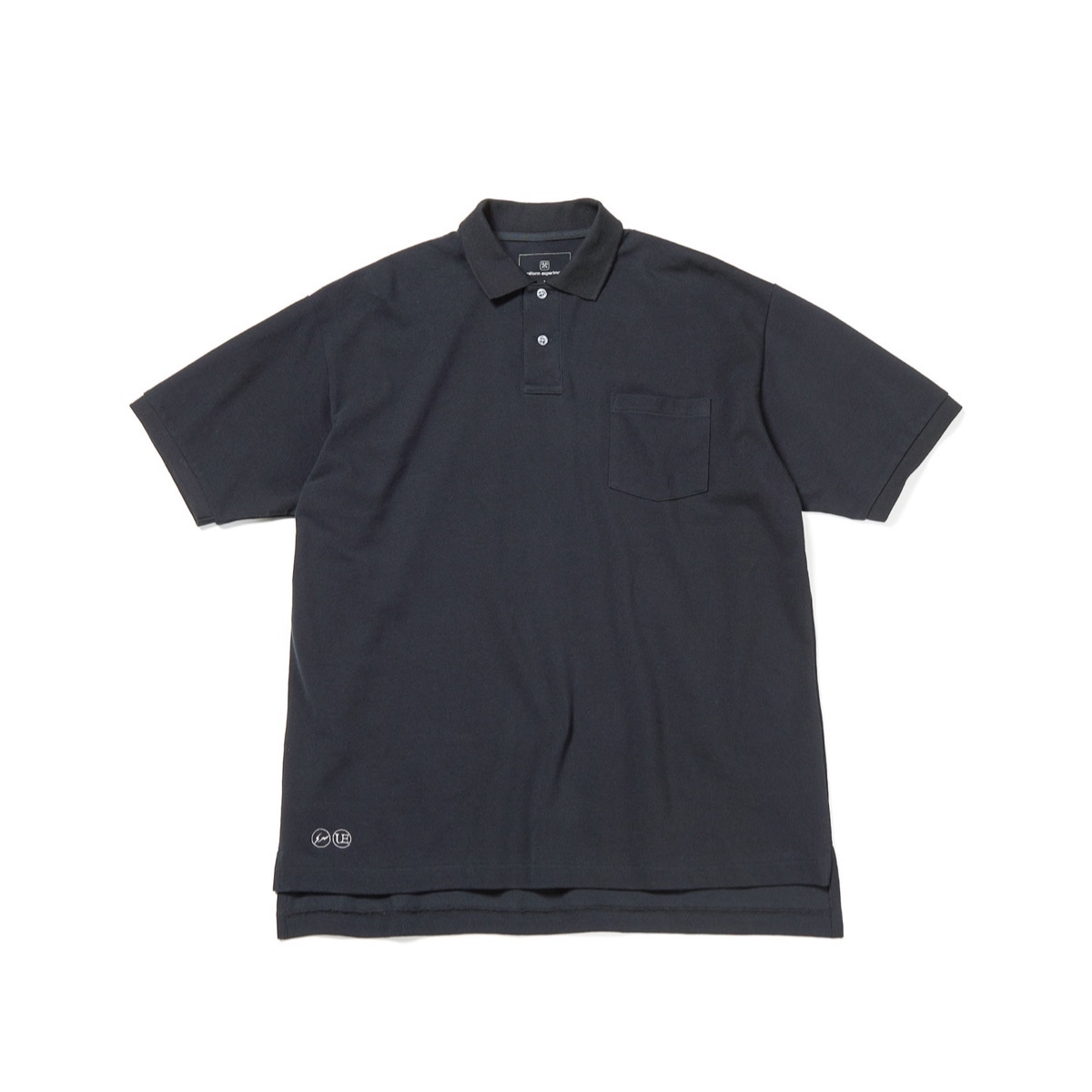 uniform experiment / S/S POCKET BAGGY POLO (Black)