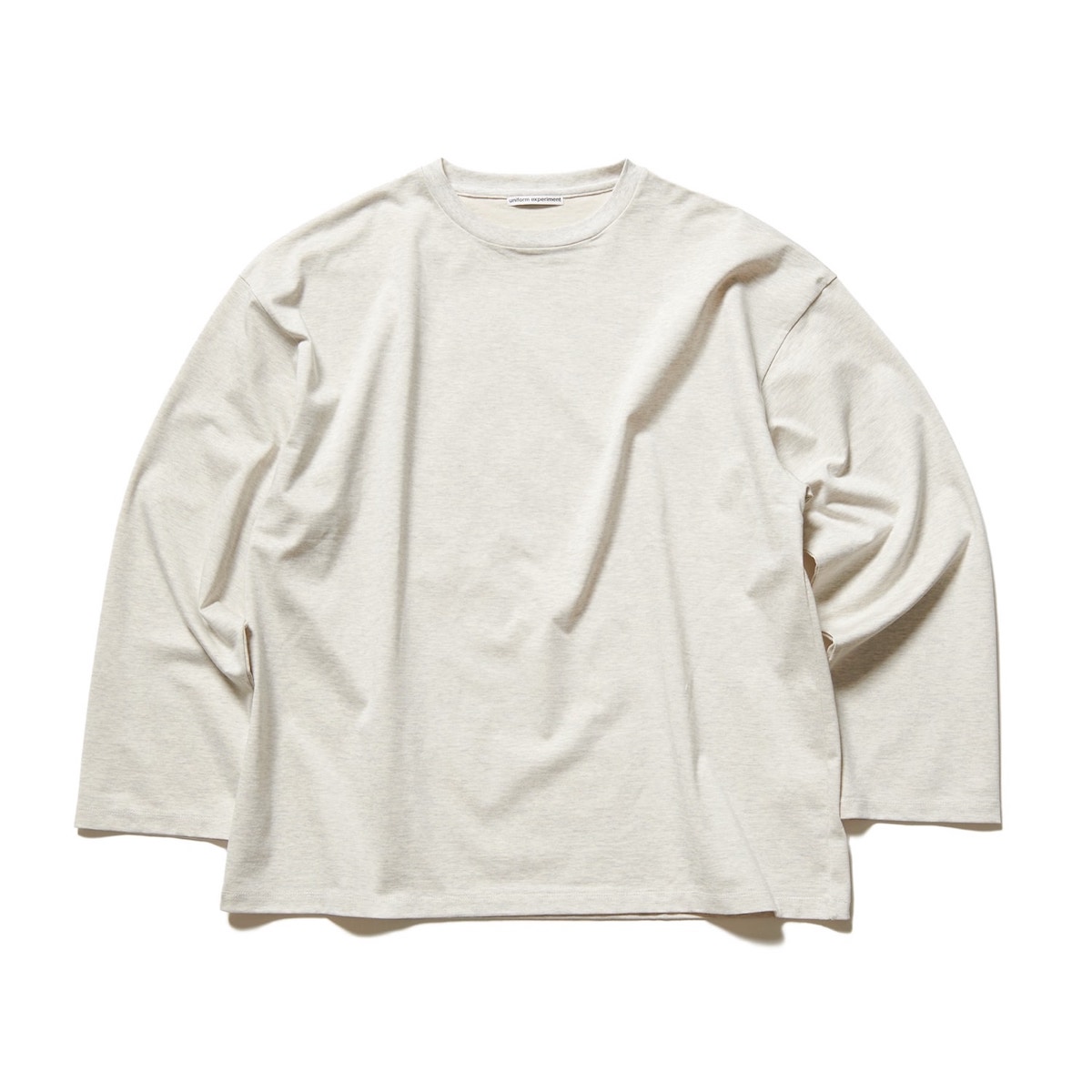 uniform experiment / LOOSE L/S TEE/長袖Tシャツ/2/コットン/GRN/UE-242022 uniform experiment / LOOSE L/S TEE (Light gray)