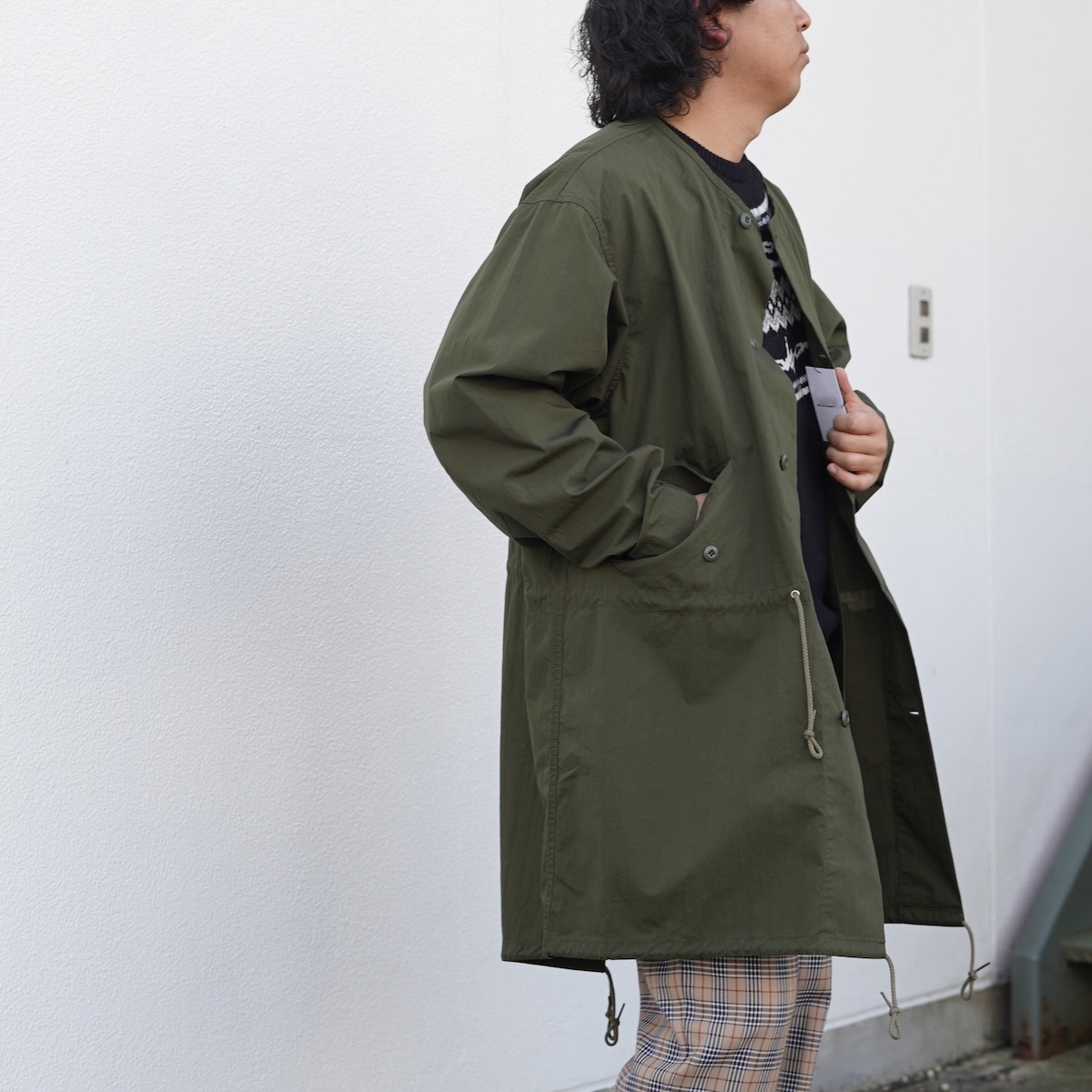 uniform experiment ミリタリージャケット サイズ2 カーキ uniform experiment / PROTECTIVE COAT (Khaki)