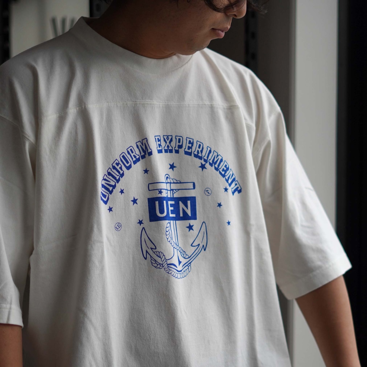 uniform experiment / UEN FOOTBALL TEE (Navy)