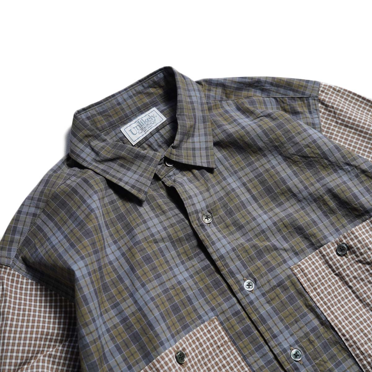 Unlikely / Unlikely Work Shirts 2tone (Olive/Lt.Brown)
