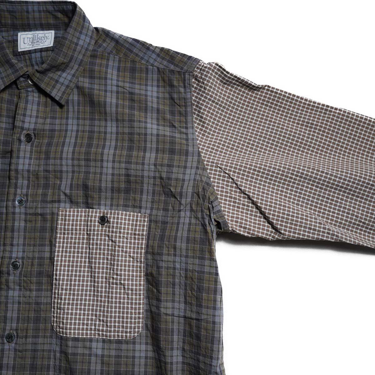 Unlikely / Unlikely Work Shirts 2tone (Olive/Lt.Brown)
