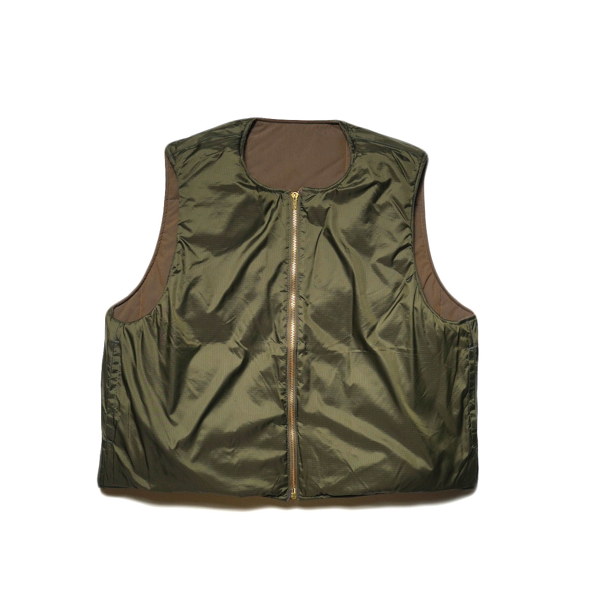 Unlikely Reversible Utility Vest ブラウン L Unlikely / Unlikely Reversible Utility Vest (Brown)