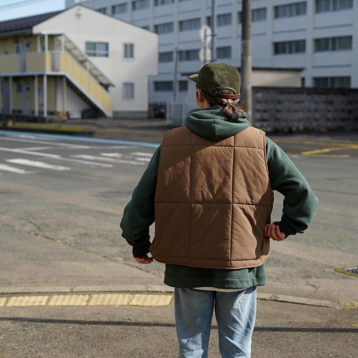 Unlikely / Unlikely Reversible Utility Vest (Brown)