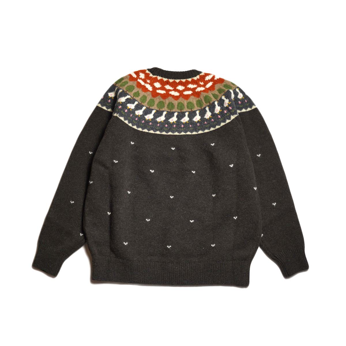 Unlikely / Unlikely Fair Isle "Duck" (Brown) 背面