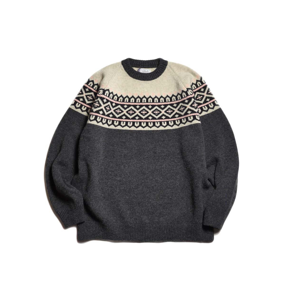 Unlikely / Unlikely Fair Isle "Snow Flake" (Charcoal)