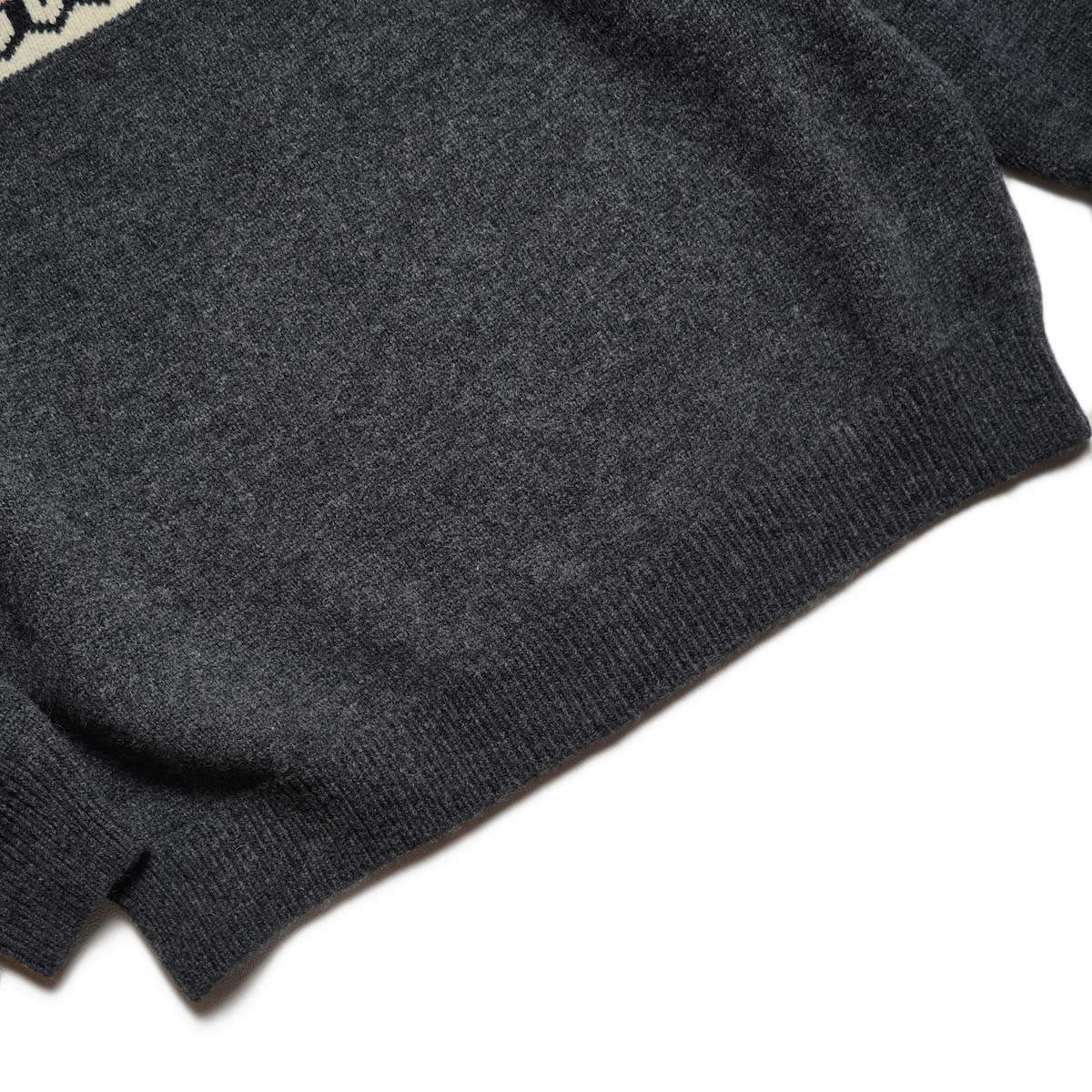 Unlikely / Unlikely Fair Isle "Snow Flake" (Charcoal) 裾