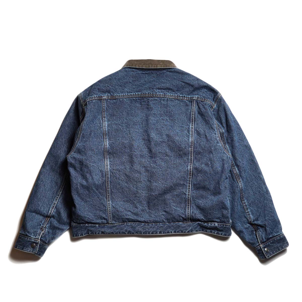 Unlikely / Unlikely Reversible Trucker Jacket (Indigo/Brown) デニムジャケット面 - 背面