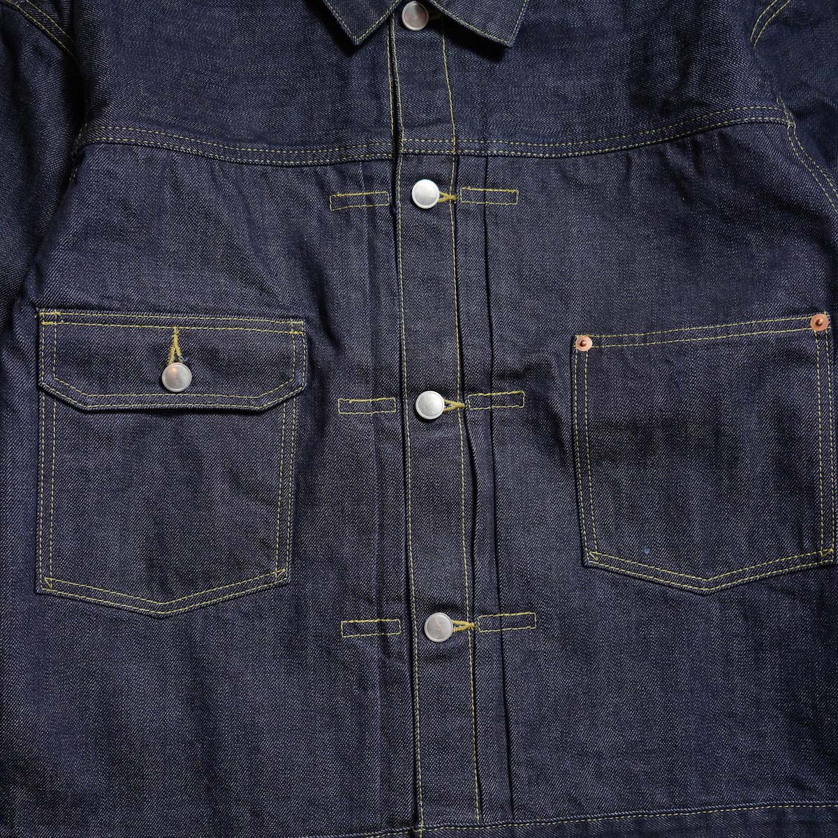 Unlikely / Unlikely Time Travel Trucker Jacket Aged Denim (Aged Indigo) 胸ポケット