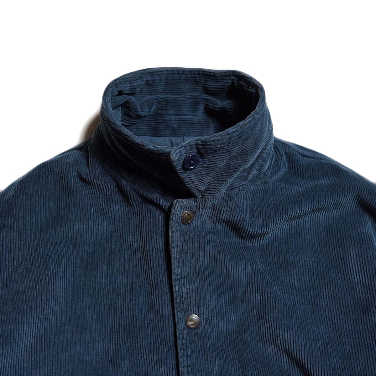 Unlikely / Unlikely Grand Coach Corduroy (Navy) 襟ボタン