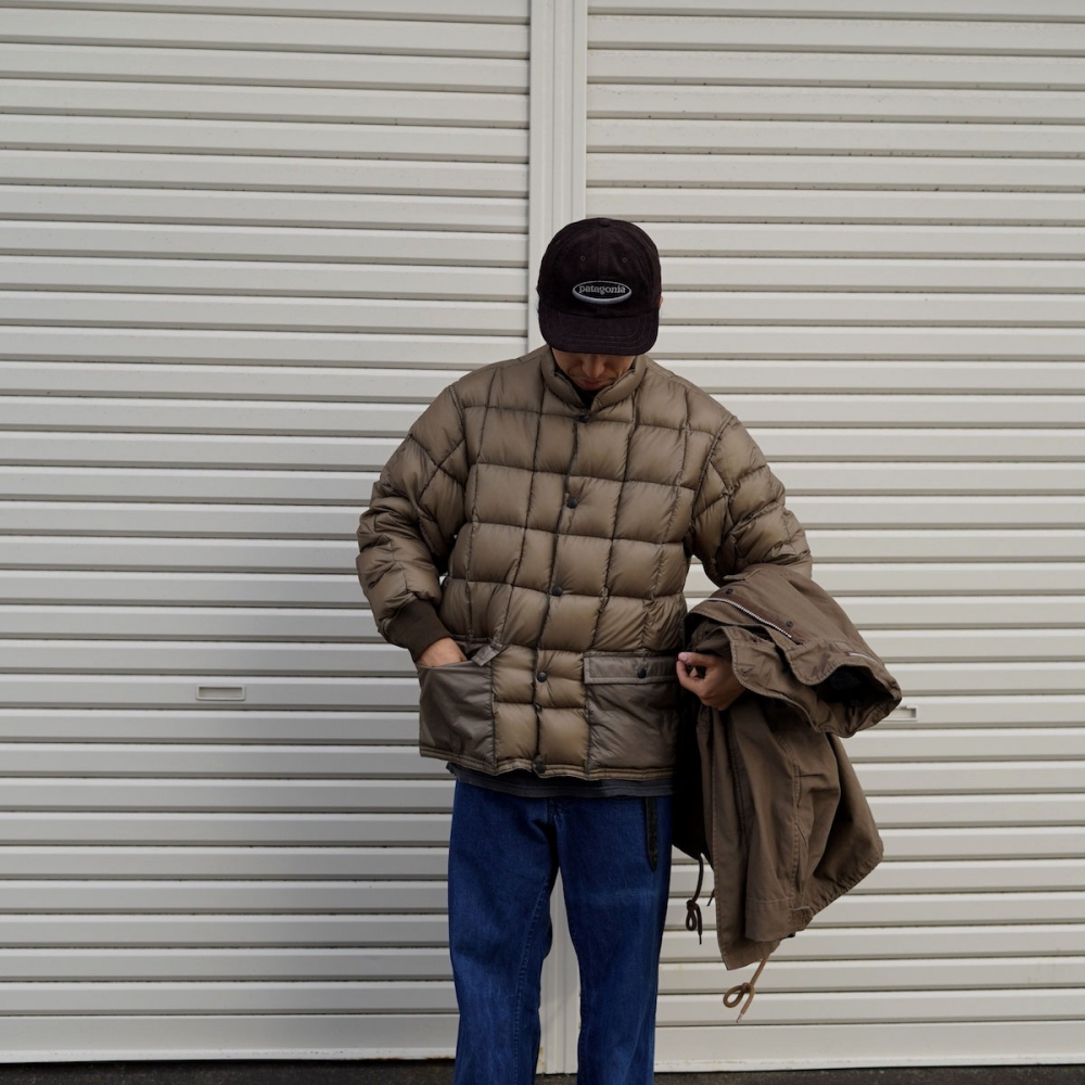Unlikely / Unlikely 3way M-65 Field Down Jacket (LT.Brown) 着用イメージ④