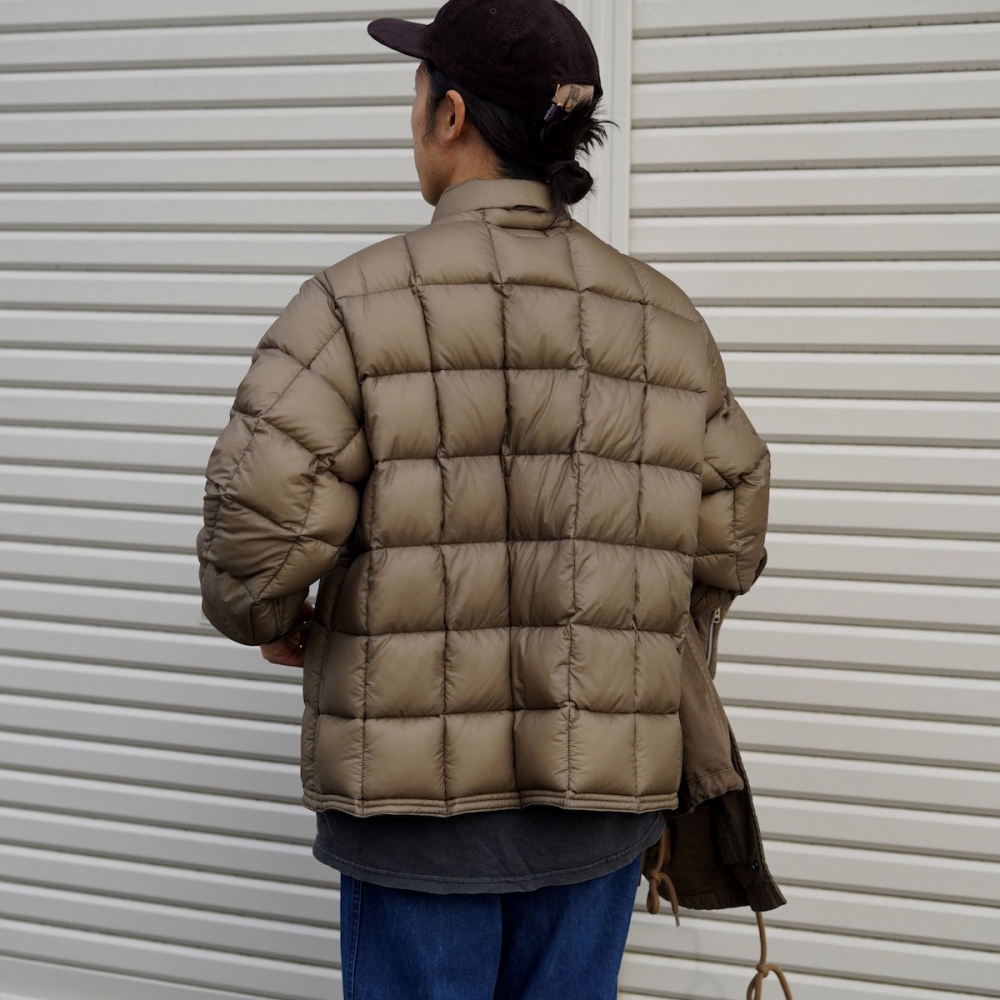 Unlikely / Unlikely 3way M-65 Field Down Jacket (LT.Brown) 着用イメージ⑤