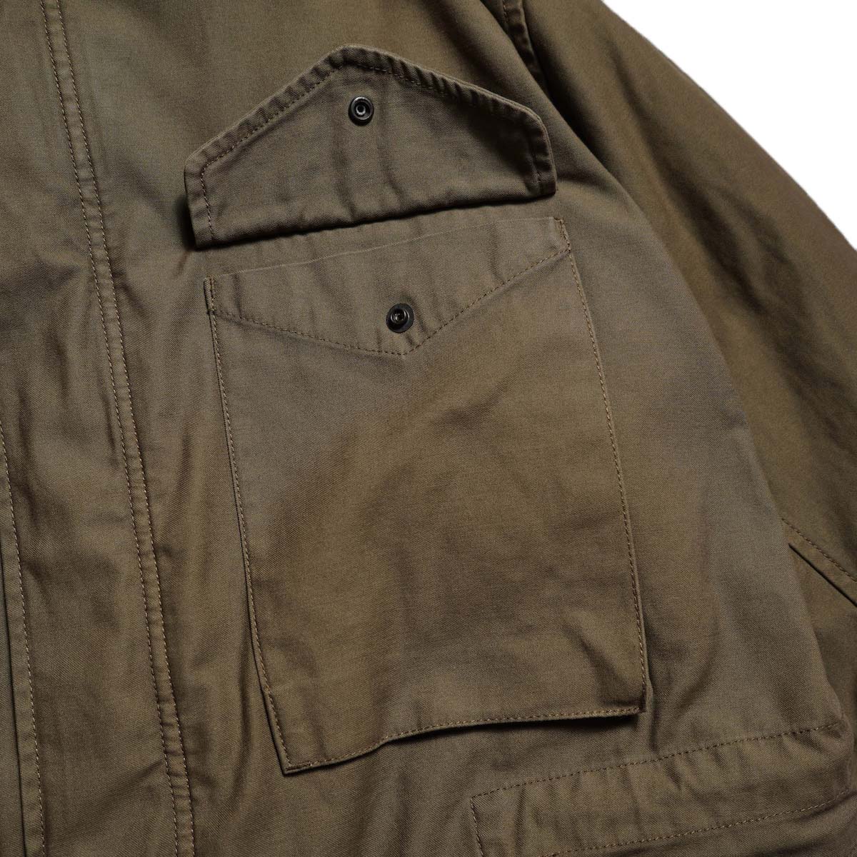 Unlikely / Unlikely 3way M-65 Field Down Jacket (LT.Brown) 胸ポケット