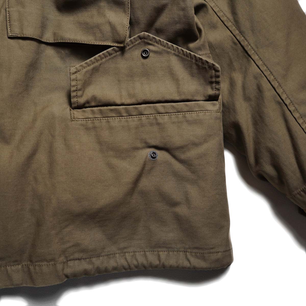 Unlikely / Unlikely 3way M-65 Field Down Jacket (LT.Brown) フロントポケット