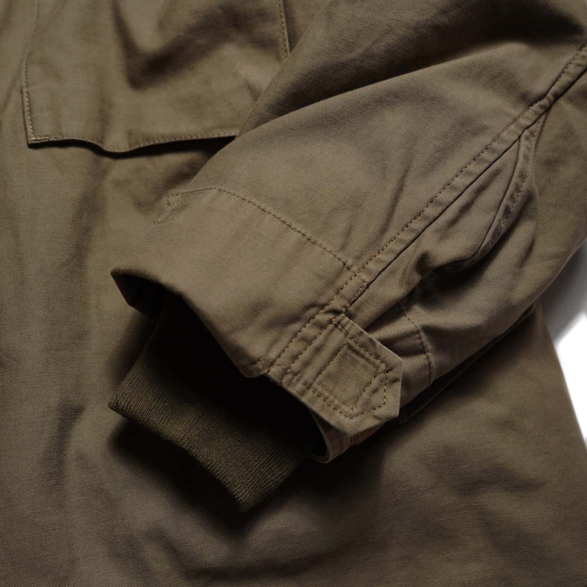 Unlikely / Unlikely 3way M-65 Field Down Jacket (LT.Brown) 袖口