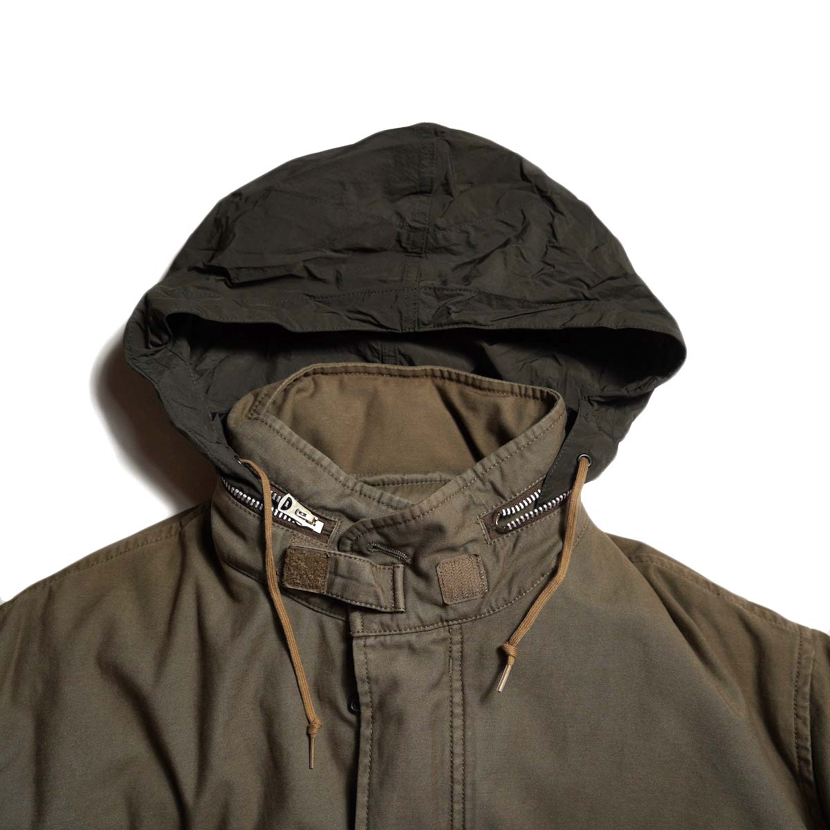 Unlikely / Unlikely 3way M-65 Field Down Jacket (LT.Brown) 簡易フード