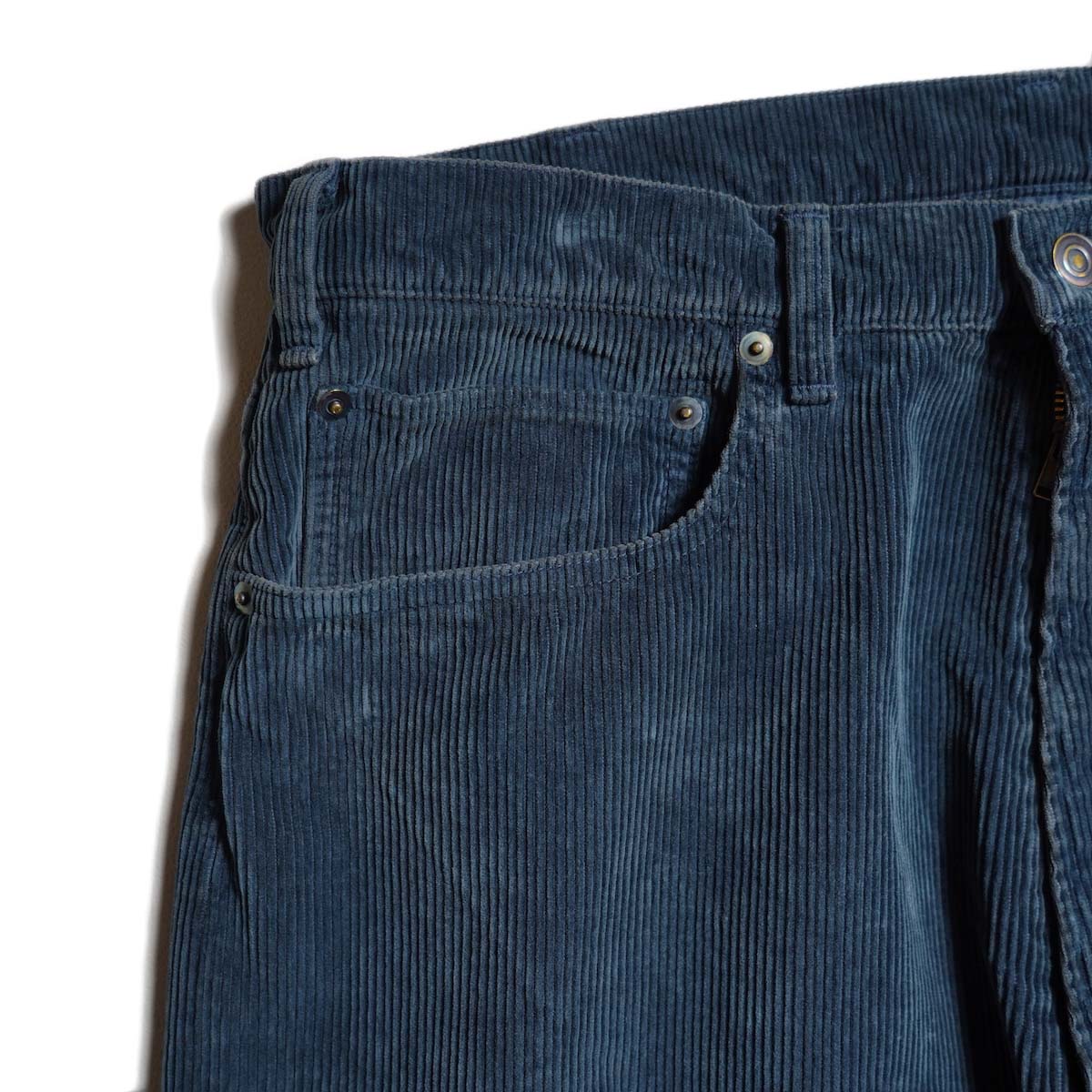 Unlikely / Unlikely Time Travel Jean Wide Corduroy (Navy) ポケット