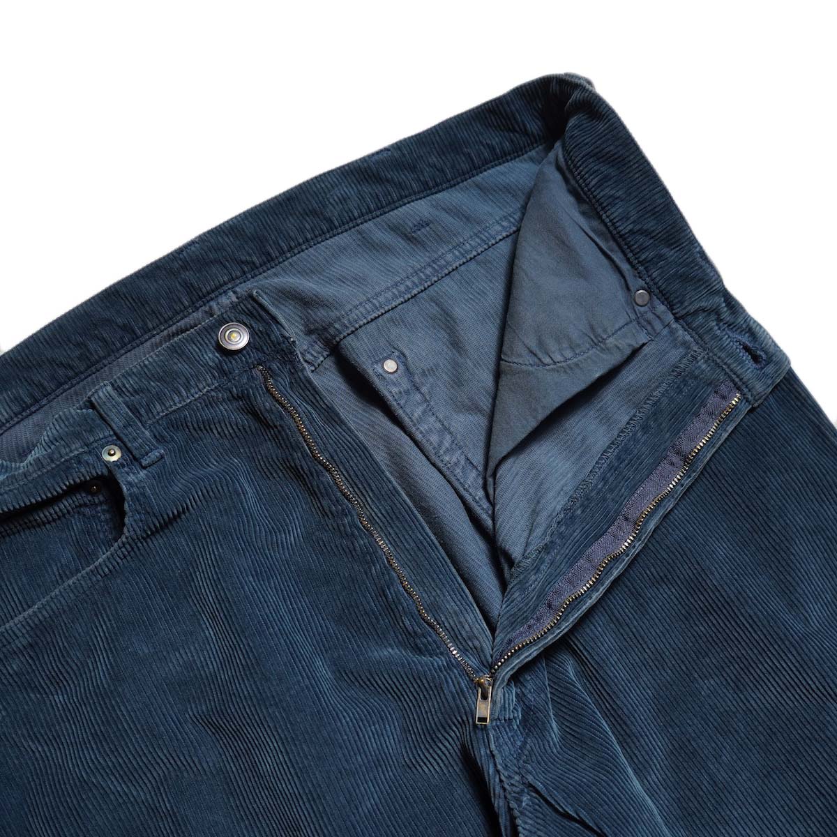 Unlikely / Unlikely Time Travel Jean Wide Corduroy (Navy) ファスナー