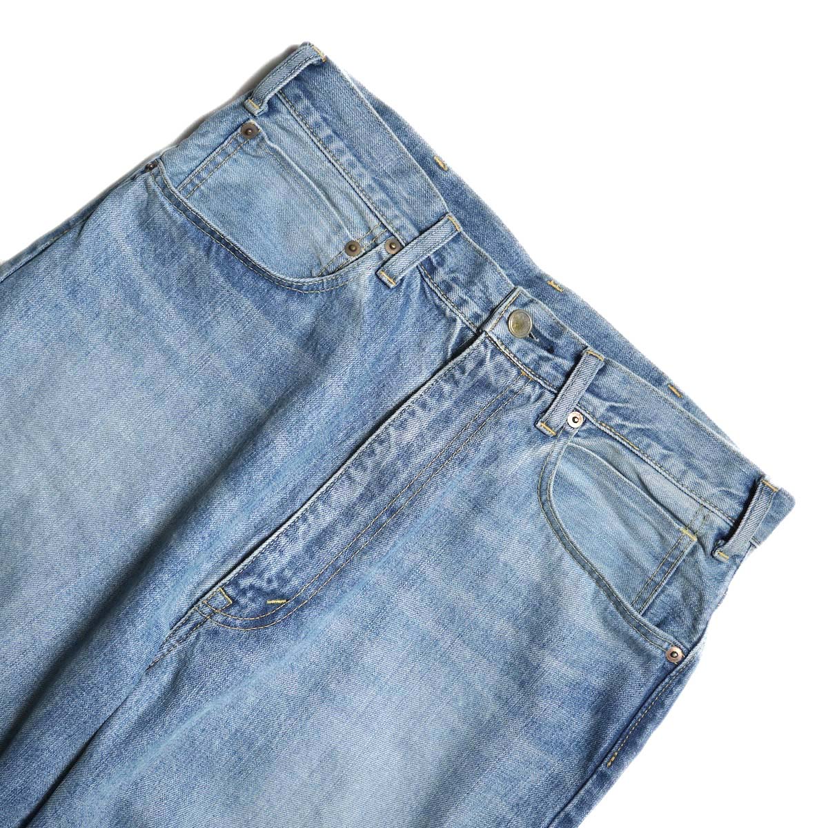 Unlikely / UNLIKELY TIME TRAVEL JEAN WIDE 1977WASH (Washed Indigo)