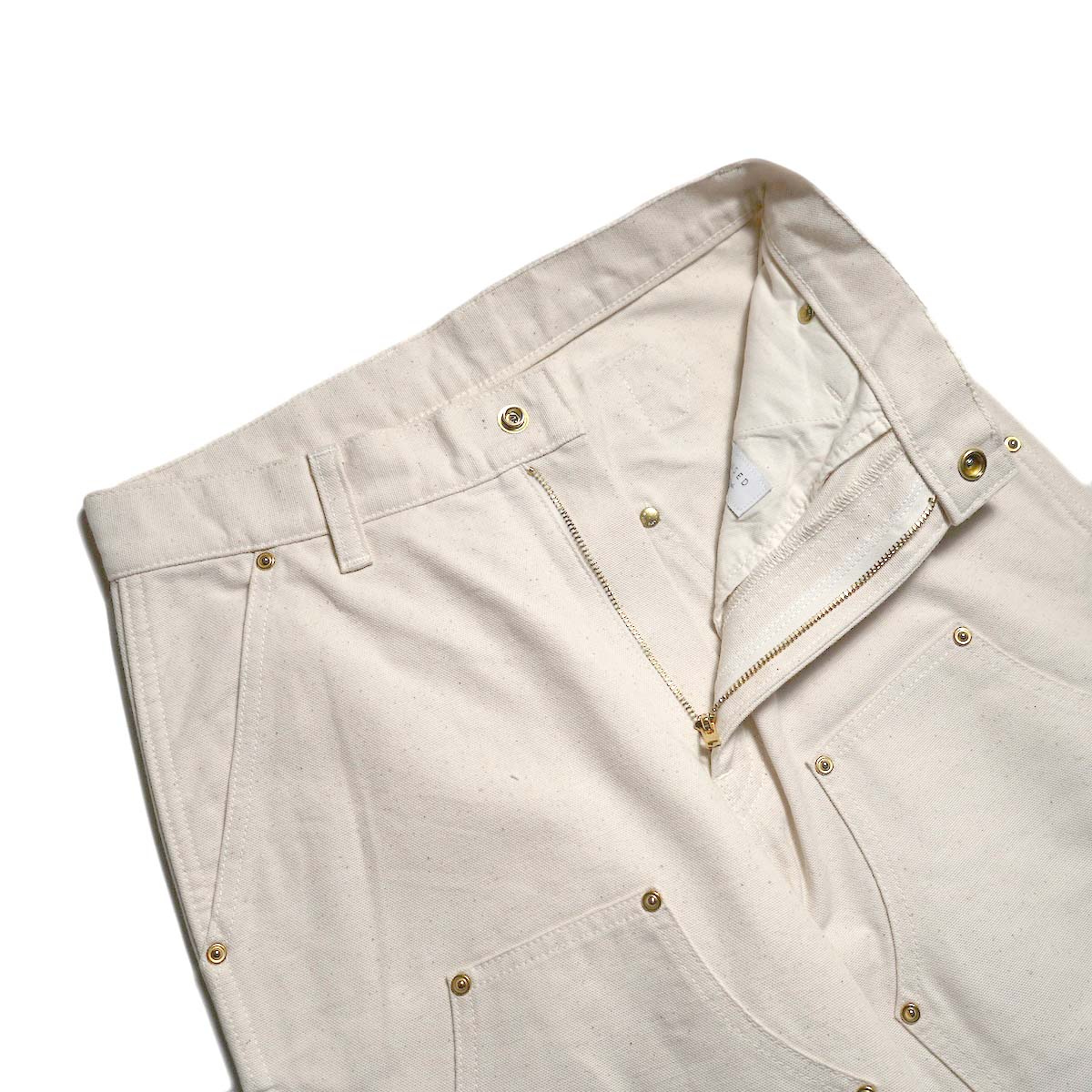 パンツ UNUSED - UW1190 Double Knee Duck Pants UNUSED / UW1190 DOUBLE KNEE DUCK PANTS(NATURAL) | AfterSchool