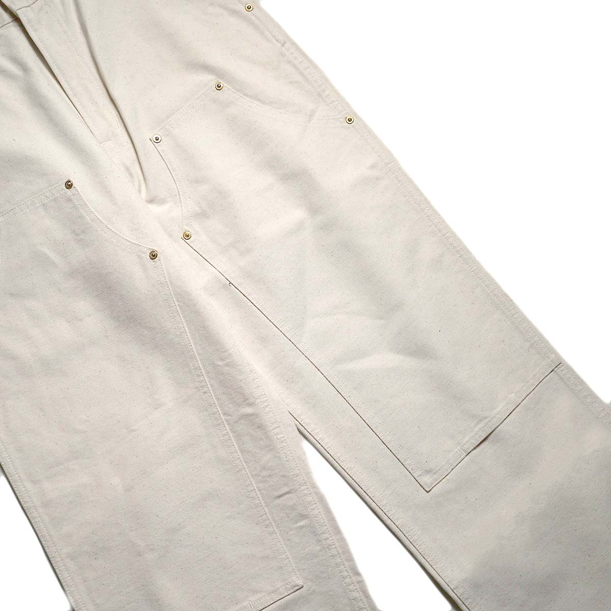 パンツ UNUSED - UW1190 Double Knee Duck Pants UNUSED / UW1190 DOUBLE KNEE DUCK PANTS(NATURAL) | AfterSchool