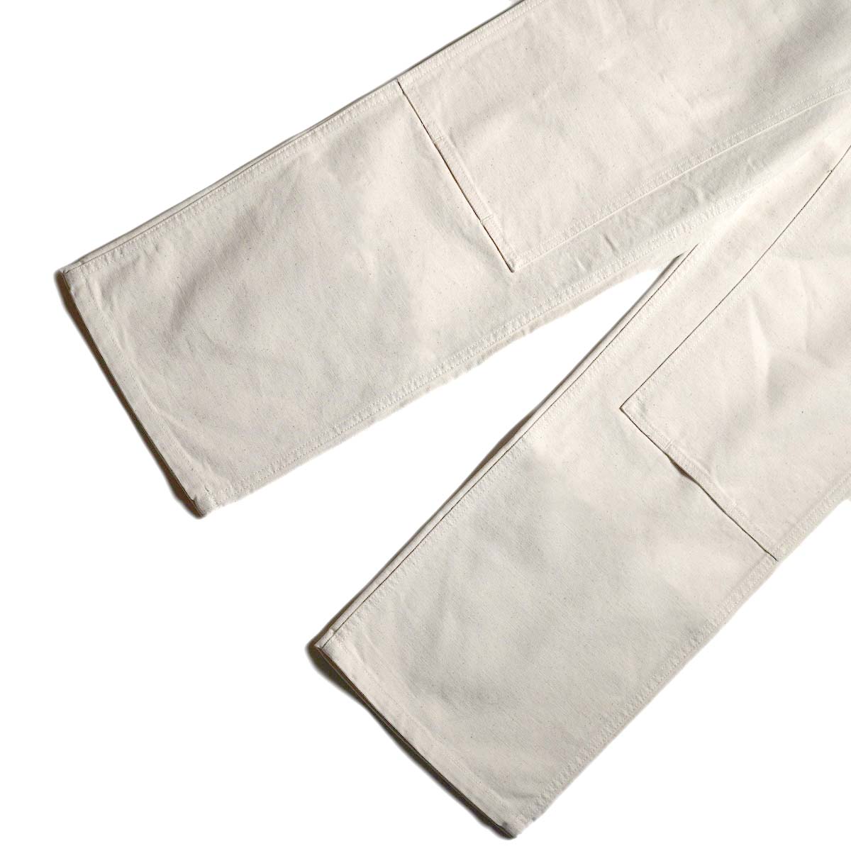 UNUSED / UW1190-W Double Knee Duck Pants (Natural)