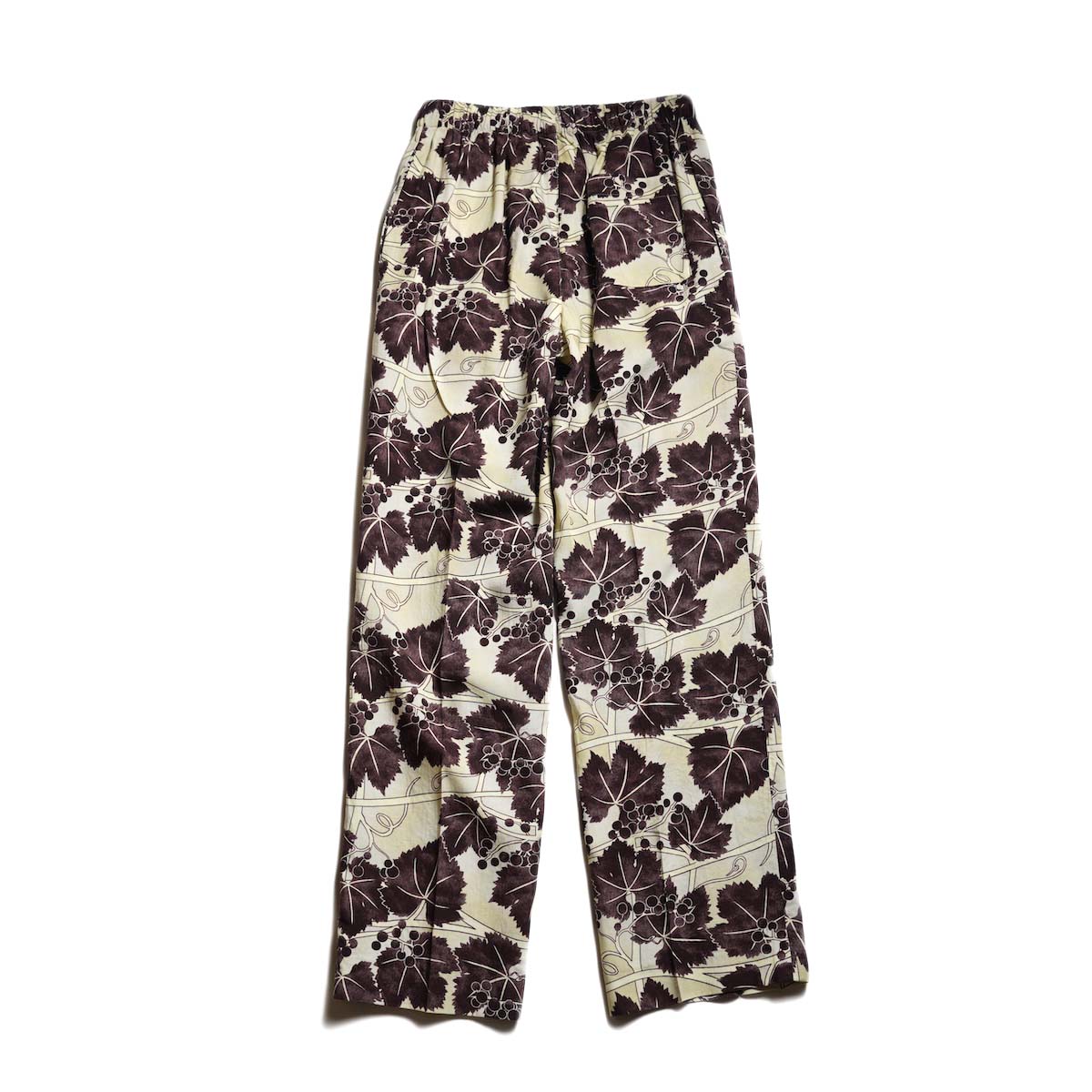 unused 20ss イージーパンツ UNUSED / UW1196-W Print easy pants (Beige)