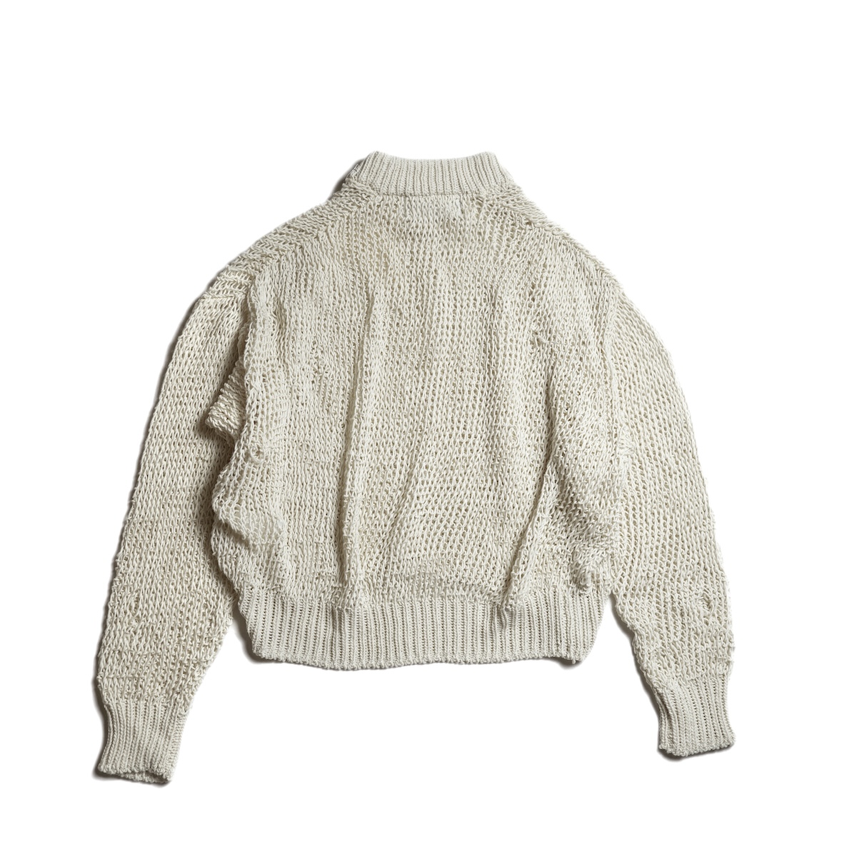 UNUSED / US2510-W Cotton pullover knit. (Ecru)